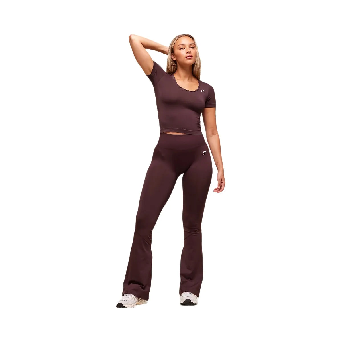 Gymshark Everyday Seamless Tight Fit Crew Neck Tee - Cherry Purple