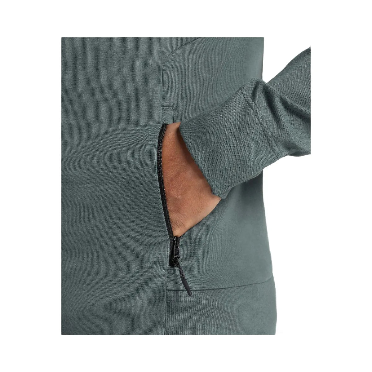 Gymshark Interlock Tech Zip Up Hoodie - Slate Teal