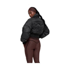 Alo Women's Cropped Atmosphere Puffer - Black