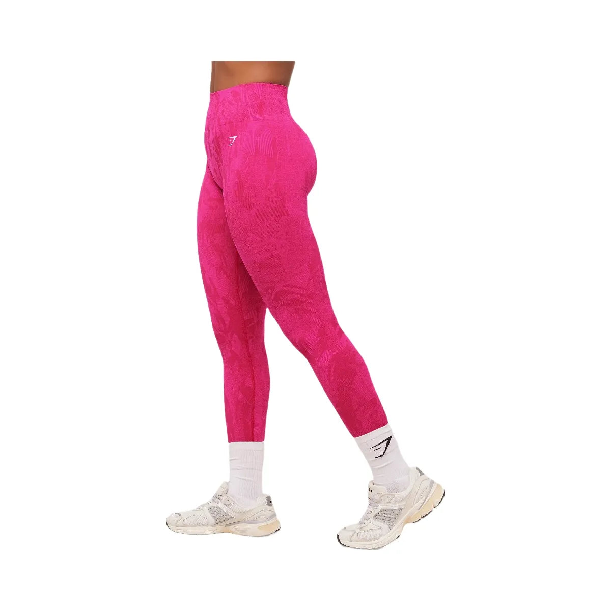 Gymshark Adapt Camo Seamless Leggings - Build Pink/Energy Pink