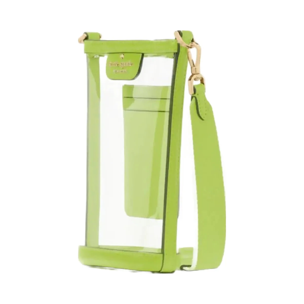 Kate Spade Clare Clear Phone Crossbody Grasshopper Green