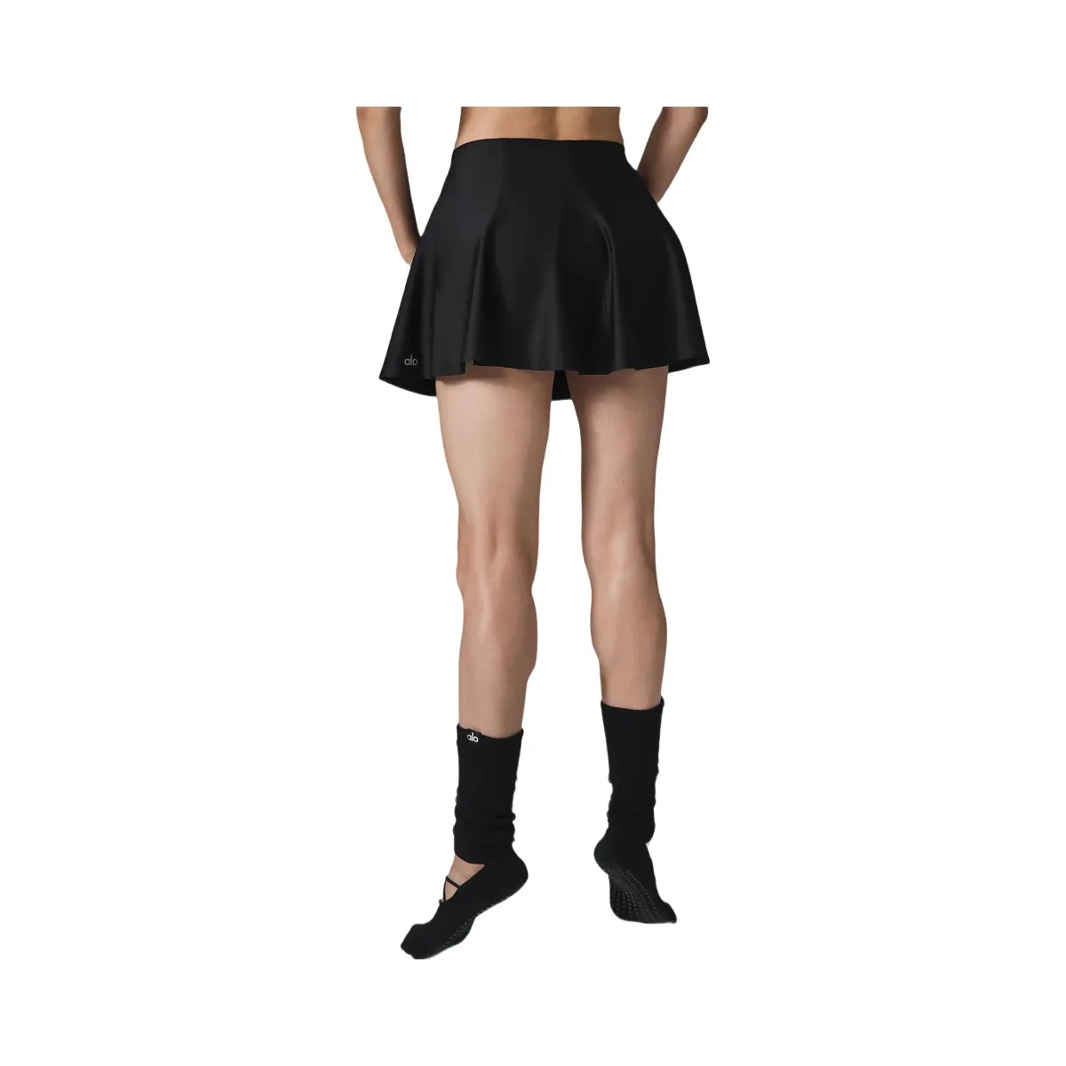 Alo Women's Airlift Down The Line Tennis Skirt - Black