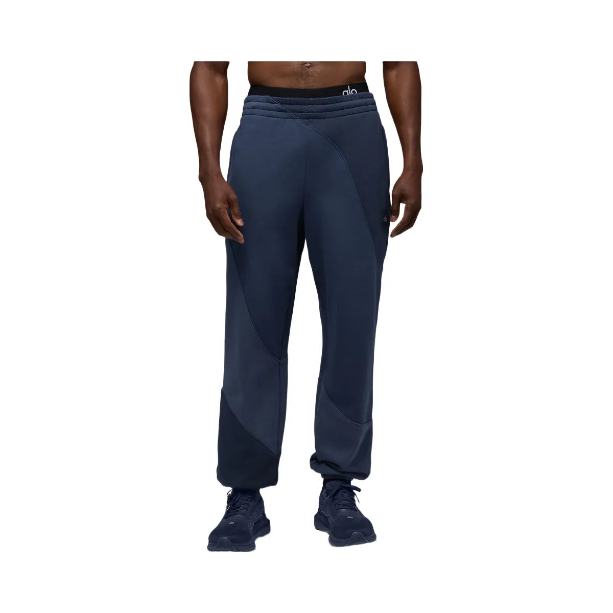 Alo Men's Make Waves Sweatpant - Navy Tonal