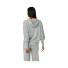 Alo Women's Cashmere Jet Set Hoodie - Dove Grey Heather