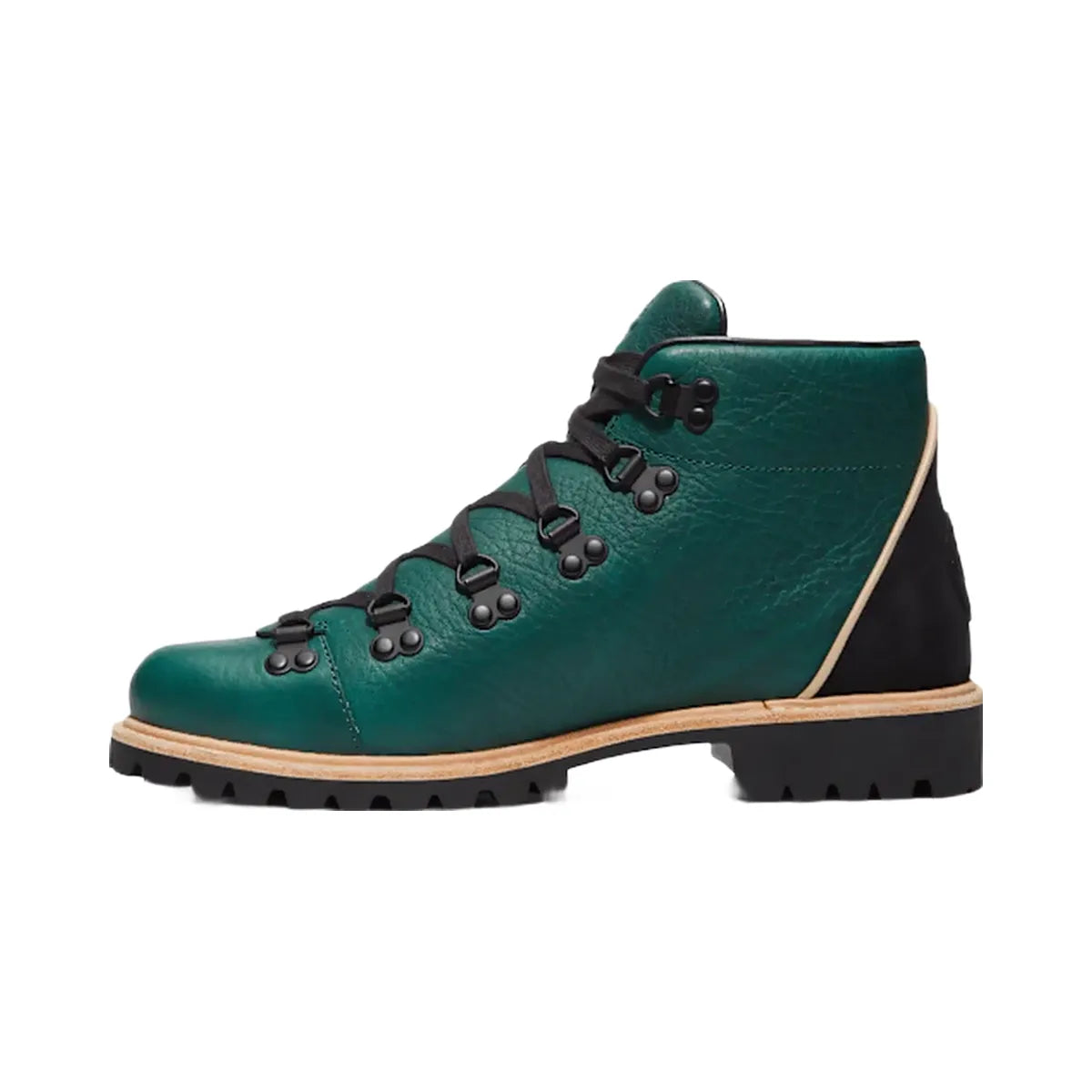 Timberland Authentic Hike Mid Hiking Boot Dark Green Full-Grain Men'S