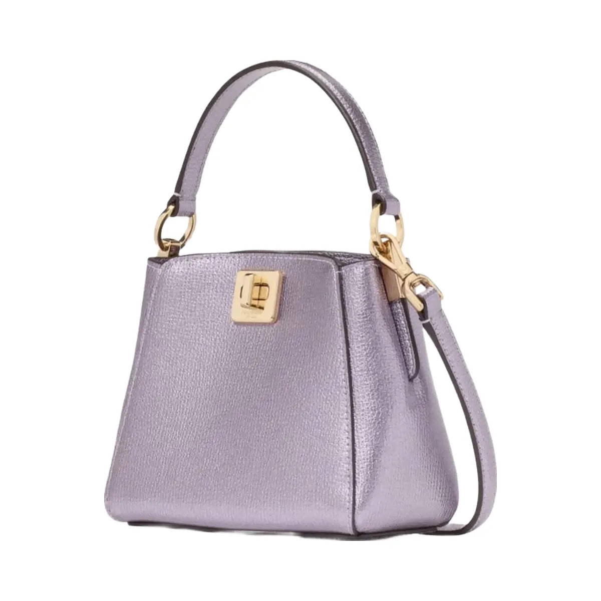 Kate Spade Phoebe Metallic Mini Top Handle Crossbody Light Candied Flower