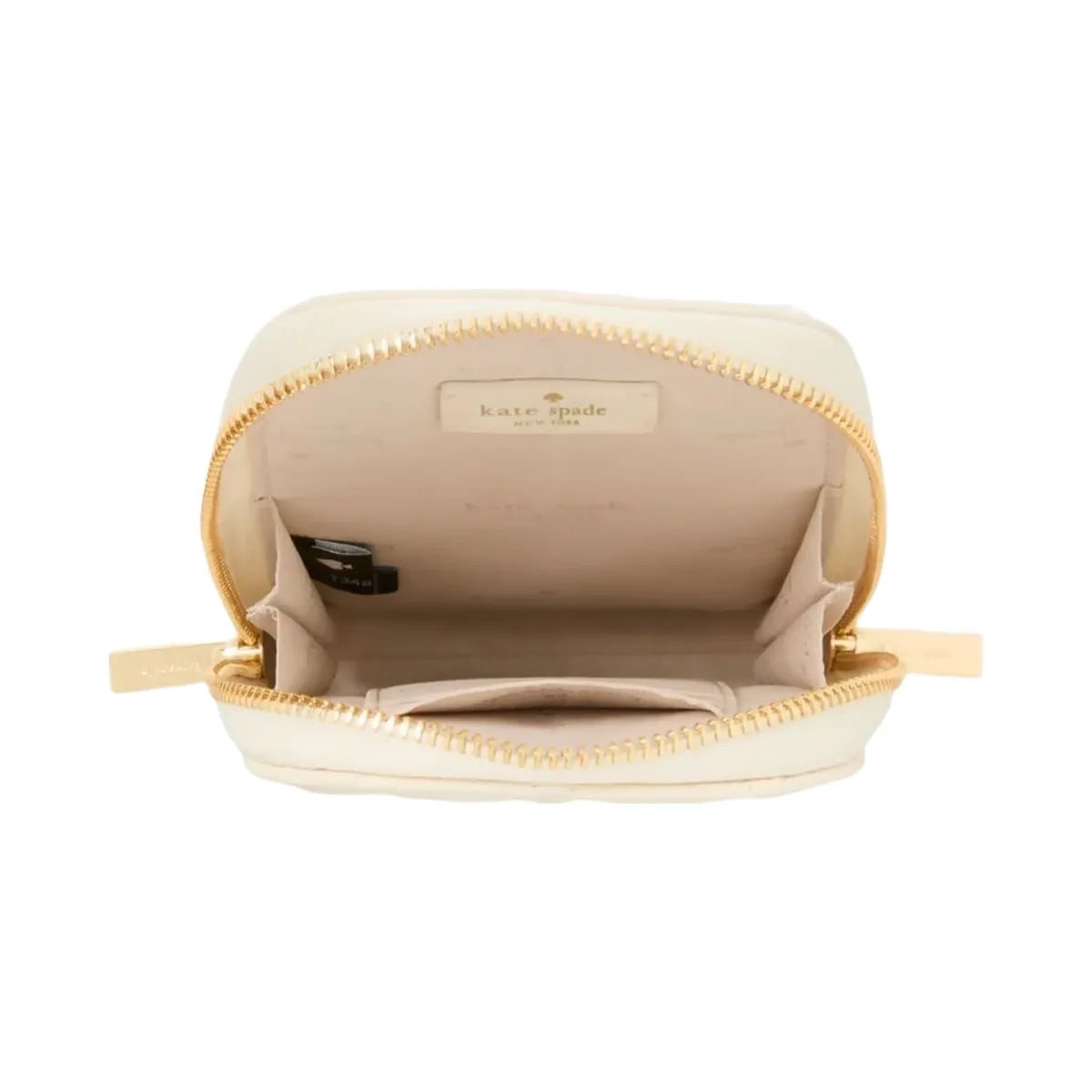 Kate Spade Carey Quilted North South Phone Crossbody Meringue