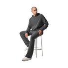 Alo Men's Wool Cashmere New Class Hoodie - Platinum Grey
