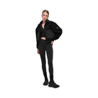 Alo Women's Sherpa Edge Bomber - Black