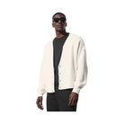 Alo Men's Scholar Cardigan Sweater - Ivory