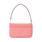 Kate Spade Flower Quilted Fabric Convertible Wristlet Terracotta Tile