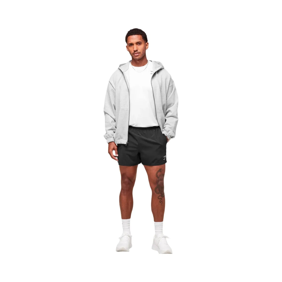 Gymshark Arrival Oversized Long Sleeve T-Shirt - White