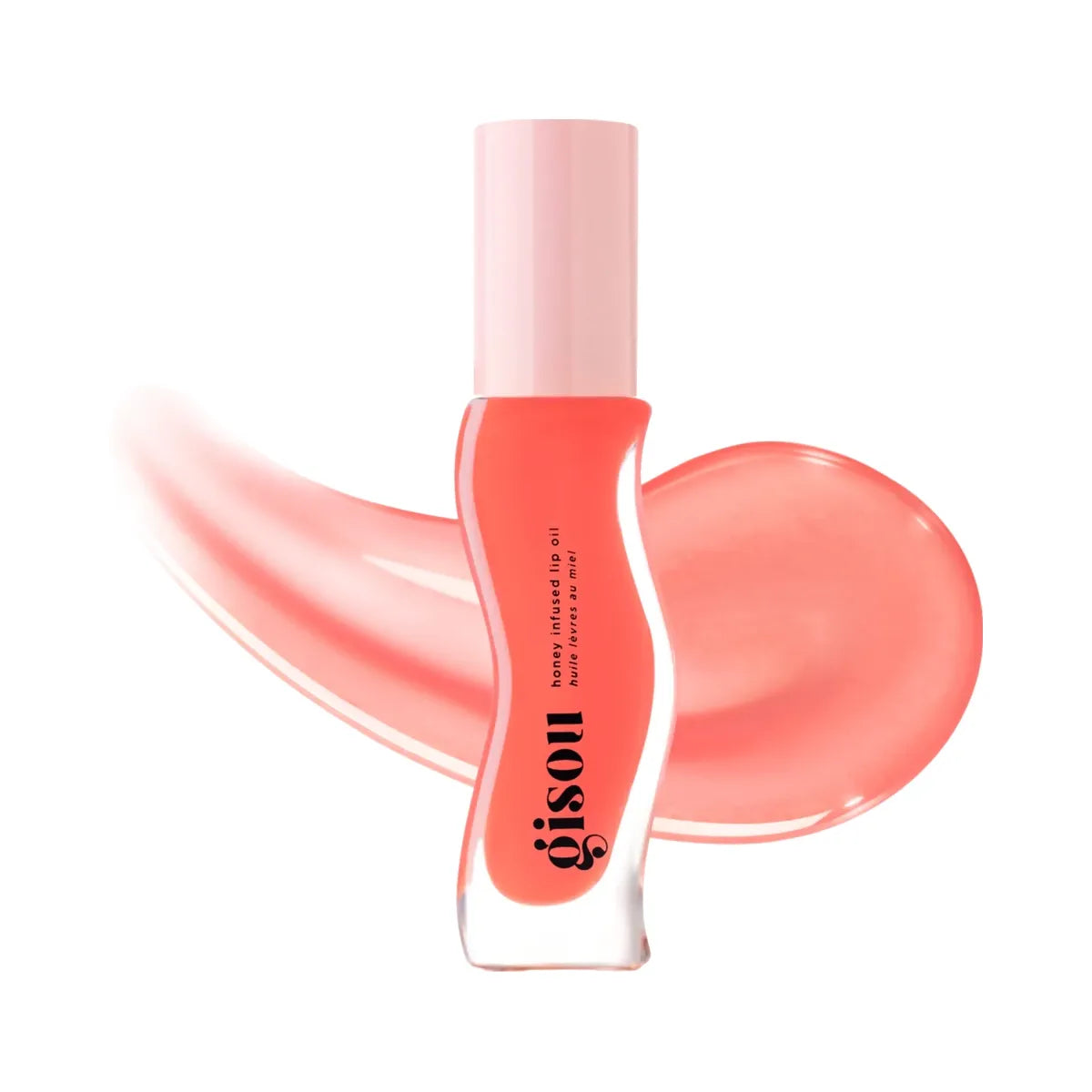 Gisou Honey Infused Hydrating Lip Oil 'Bee-llini Peach'