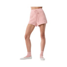 Alo Women's Cashmere High-Waist Plush Waffle Short - Pink Quartz