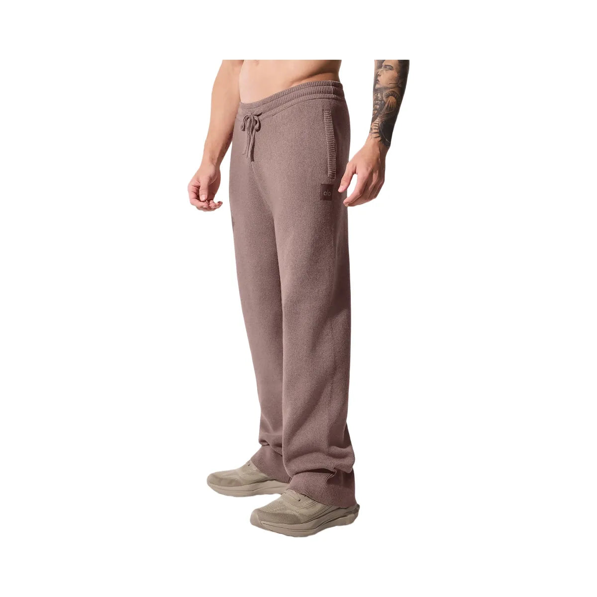 Alo Men's Scholar Straight Leg Sweatpant - Mushroom Heather