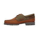 Timberland Authentics 3-Eye Boat Shoe Medium Brown Nubuck Men'S