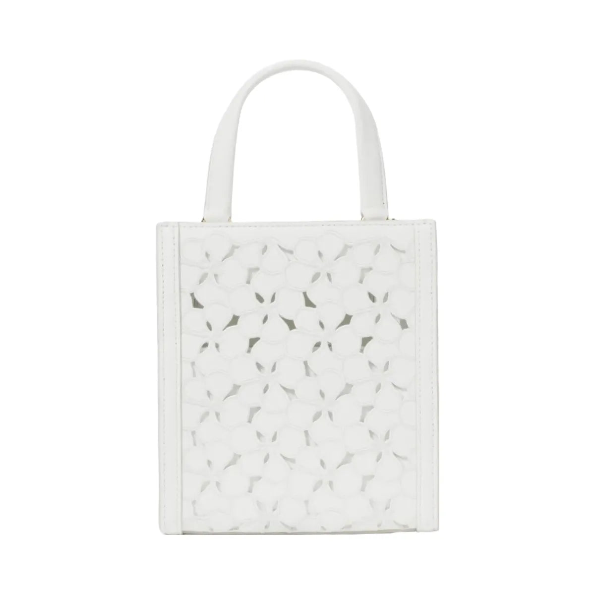 Kate Spade Manhattan Eyelet Mini Tote True White