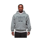 Gymshark Authentic Apparel Zip Up Hoodie - Smokey Grey