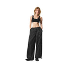 Alo Women's Sheer Game Time Wide Leg Jogger - Black