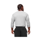Gymshark Legacy Henley - Light Grey Marl