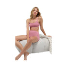 Alo Women's Sheer Glow Boyshort - Pink Wild Rose