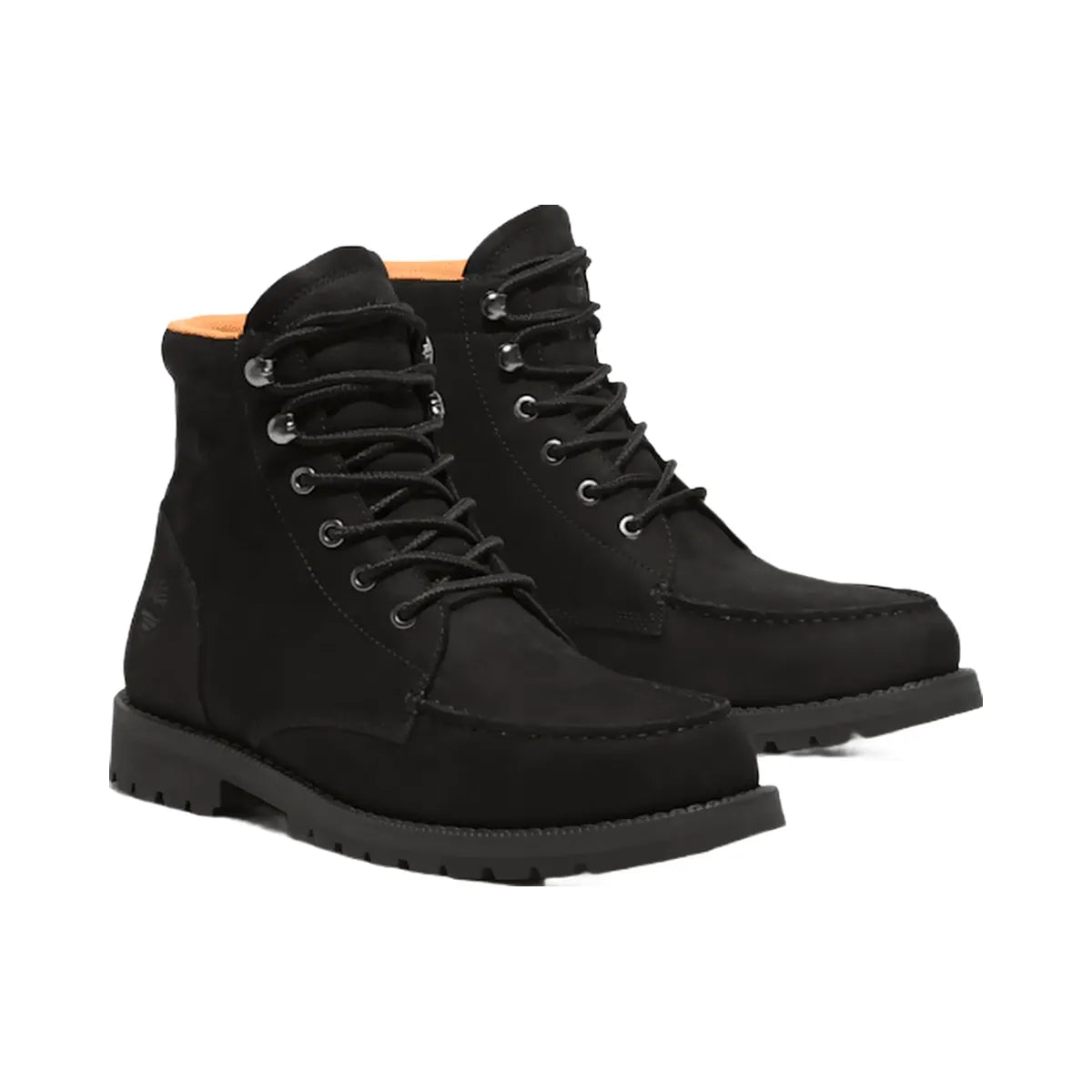 Timberland Redwood Falls Waterproof Moc-Toe Boot Black Nubuck Men'S