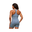Gymshark Lift Seamless Shelf Midi Tank - Worn Blue/Peri Blue Marl