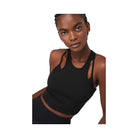 Alo Women's Ribbed Airlift Enchanted Bra Tank - Black