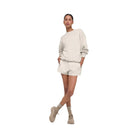 Alo Women's Accolade Crew Neck Pullover - Bone