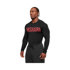 Gymshark Prime Long Sleeve T-Shirt - Black/Vivid Red