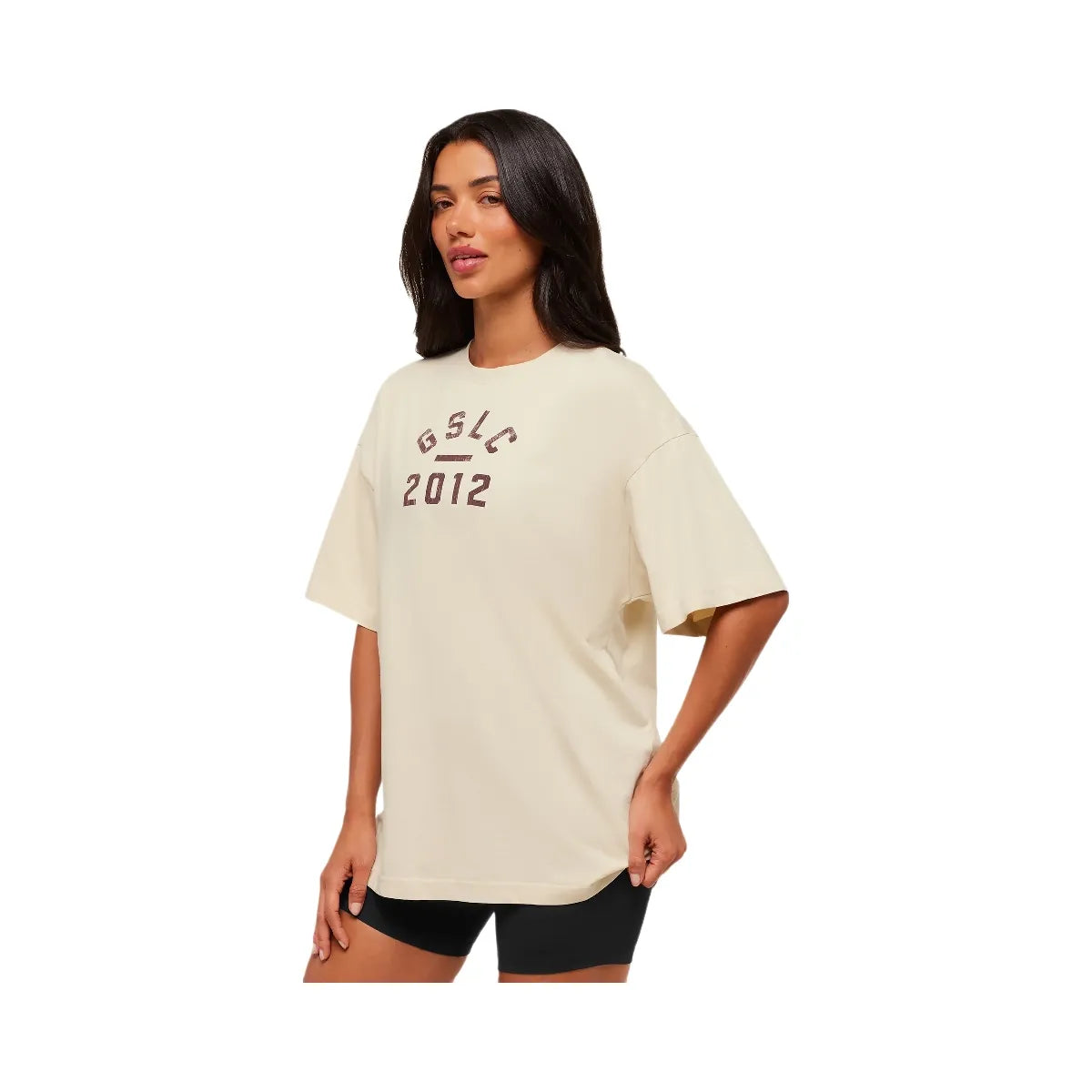 Gymshark Lifting Club 2012 Graphic Short Sleeve T-Shirt - Stone Beige/Wash