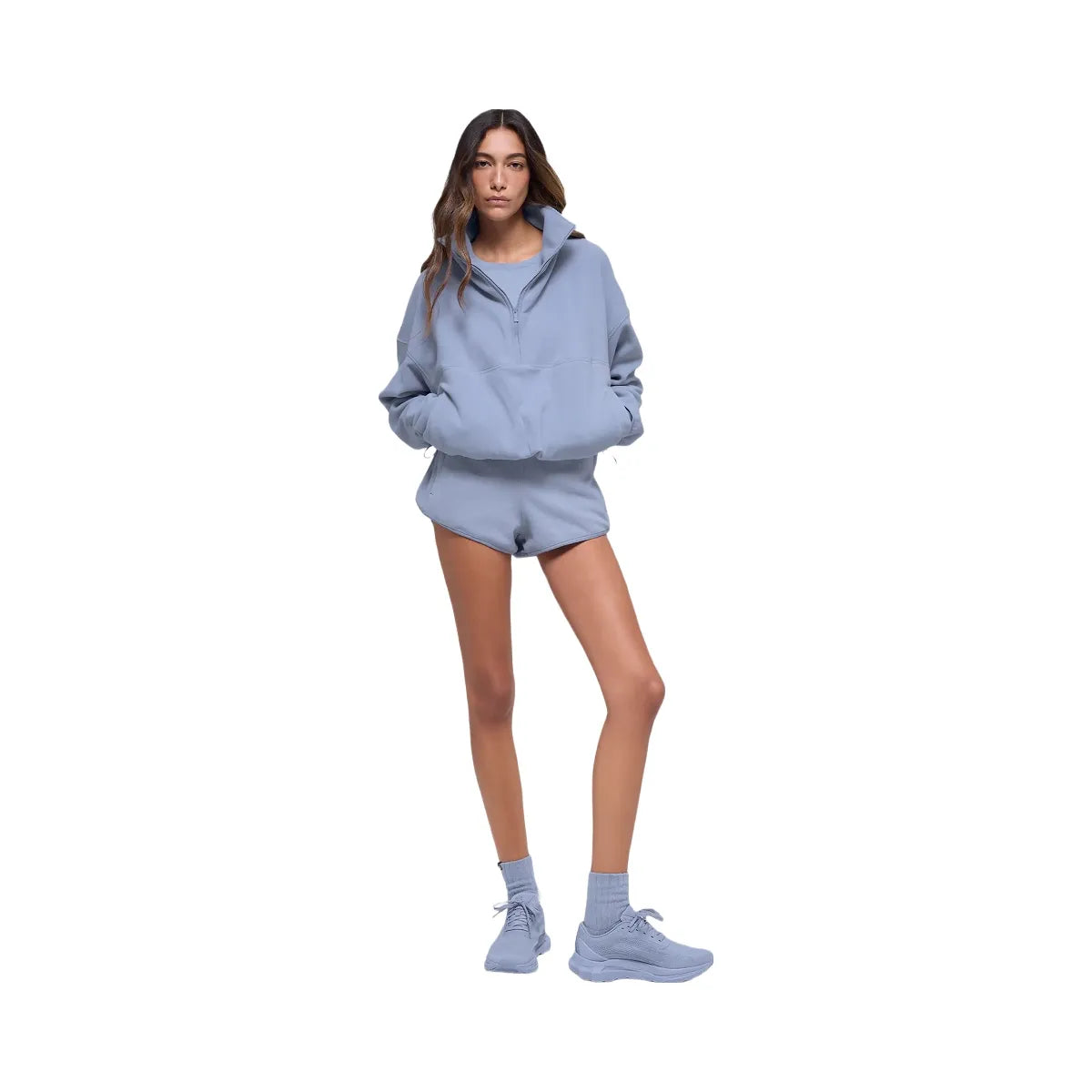 Alo Women's Polar Fleece Retreat Cover Up - Winter Frost