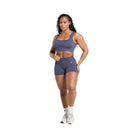 Gymshark Adapt Fleck Sports Bra - Weighted Purple/Metal Purple