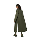 Alo Women's Quilted Skyline Long Coat - Green Olive