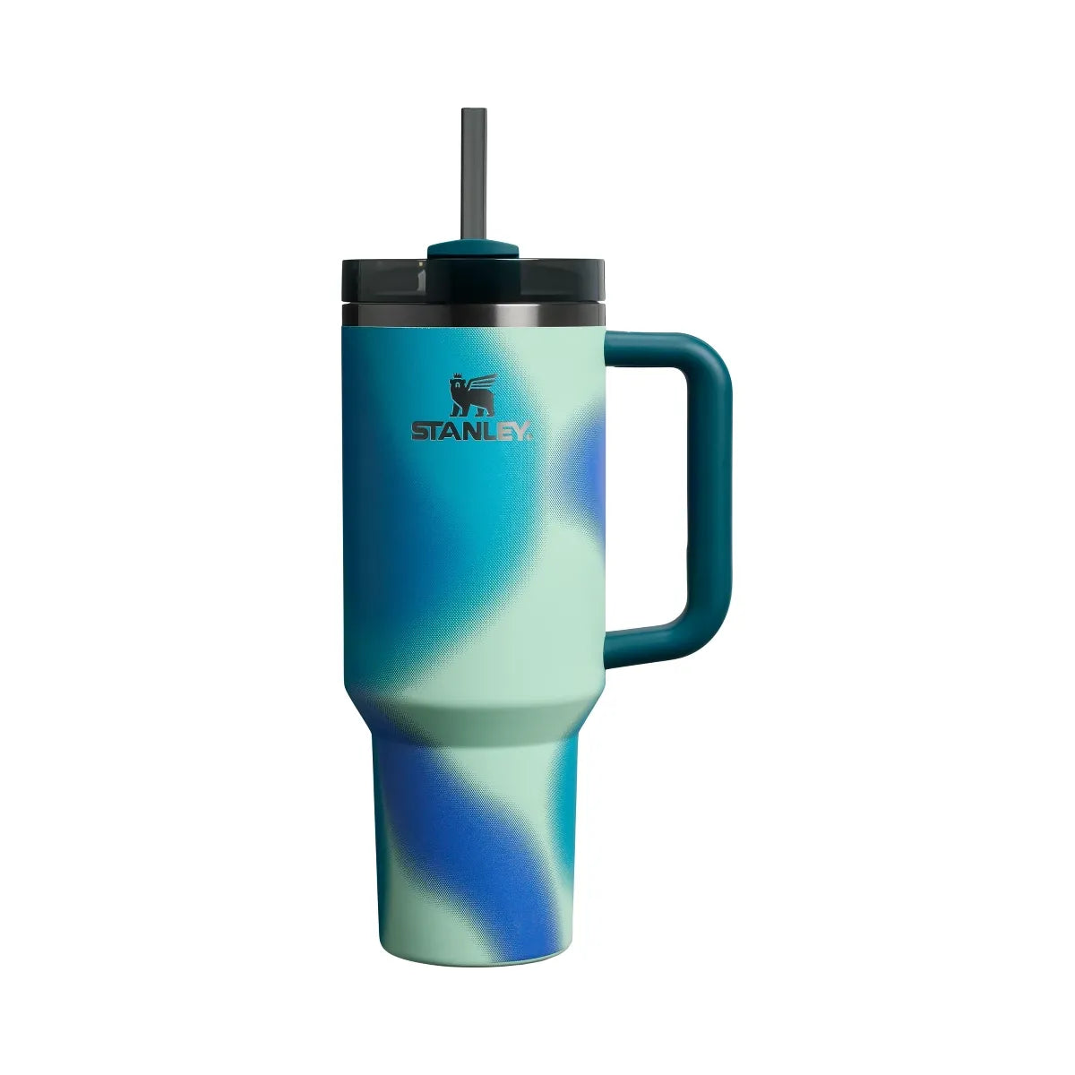 Stanley New Frequency Quencher H2.0 FlowState Tumbler (40OZ) Coastal Teal Motion