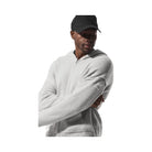 Alo Men's Wool Cashmere New Class Full Zip Hoodie - Pearl Grey Heather