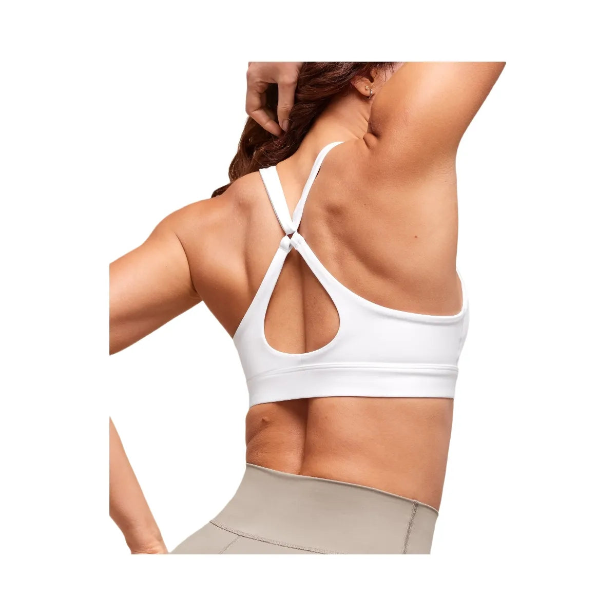 Gymshark Peek A Boo Sports Bra - White