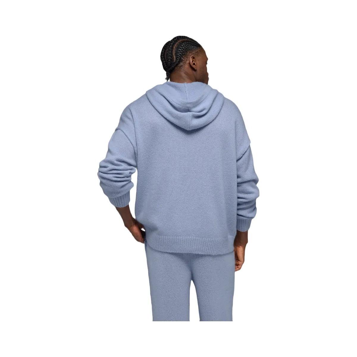 Alo Men's Wool Cashmere New Class Hoodie - Winter Frost