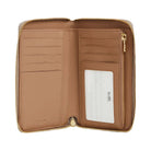 Coach Medium Id Zip Wallet In Signature Canvas Signature Canvas-Gold-Sand-Chalk