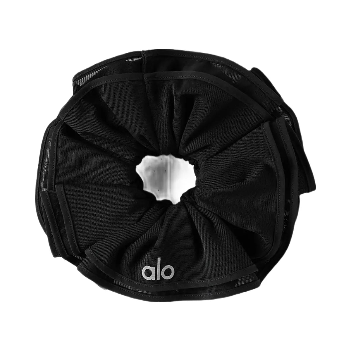 Alo Mesh Sweet Nothing Oversize Scrunchie - Black