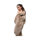Alo Women's Opulent Faux Fur Cropped Jacket - Oat