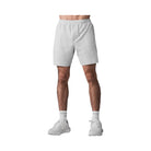 Alo Men's 7" Conquer React Performance Short - Athletic Heather Grey