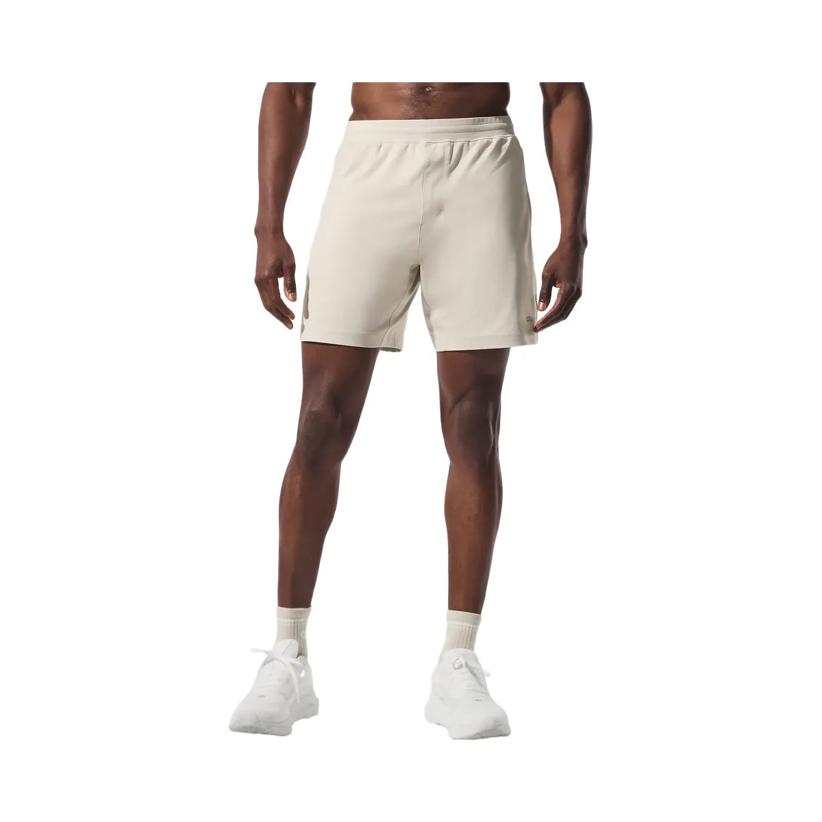 Alo Men's 7" Conquer React Performance Short - Bone