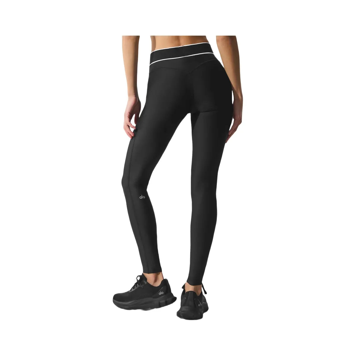 Alo Women's Airlift High-Waist Alignment Legging - Black/White