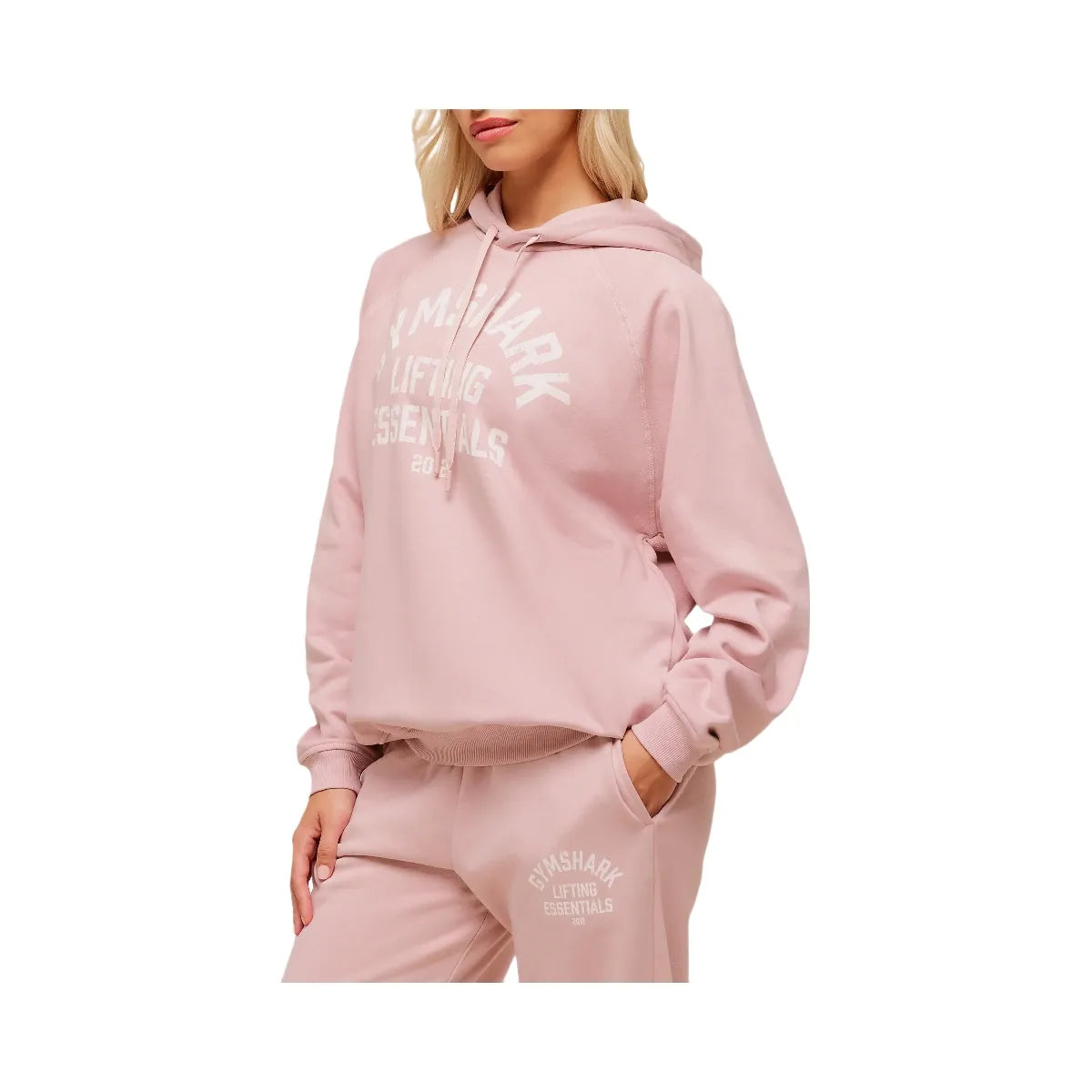 Gymshark Lifting Essentials Hoodie - Cloud Pink