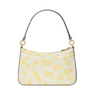 Kate Spade Hudson Spring Pansies Convertible Crossbody Yuzu Jam Multi