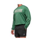 Gymshark Worn Graphic Long Sleeve T-Shirt - Lift Green