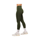 Gymshark Everyday Seamless Contrast Legging - Winter Olive/Black