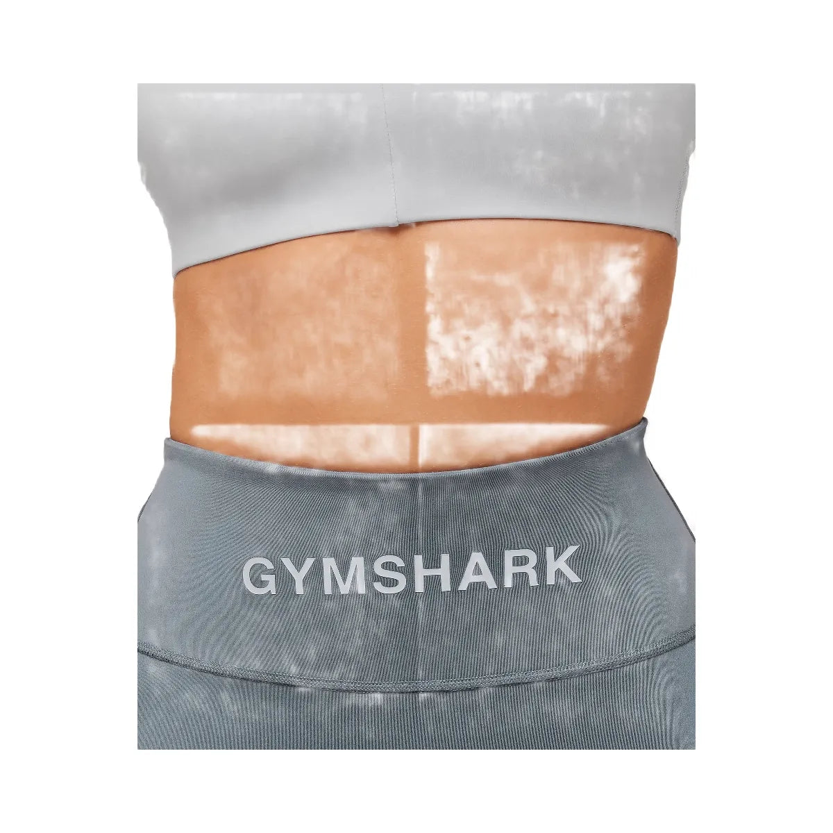 Gymshark Wordmark Waistband Leggings - Iron Blue