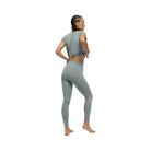 Alo Women's 7/8 High-Waist Airbrush Legging - Lunar Grey